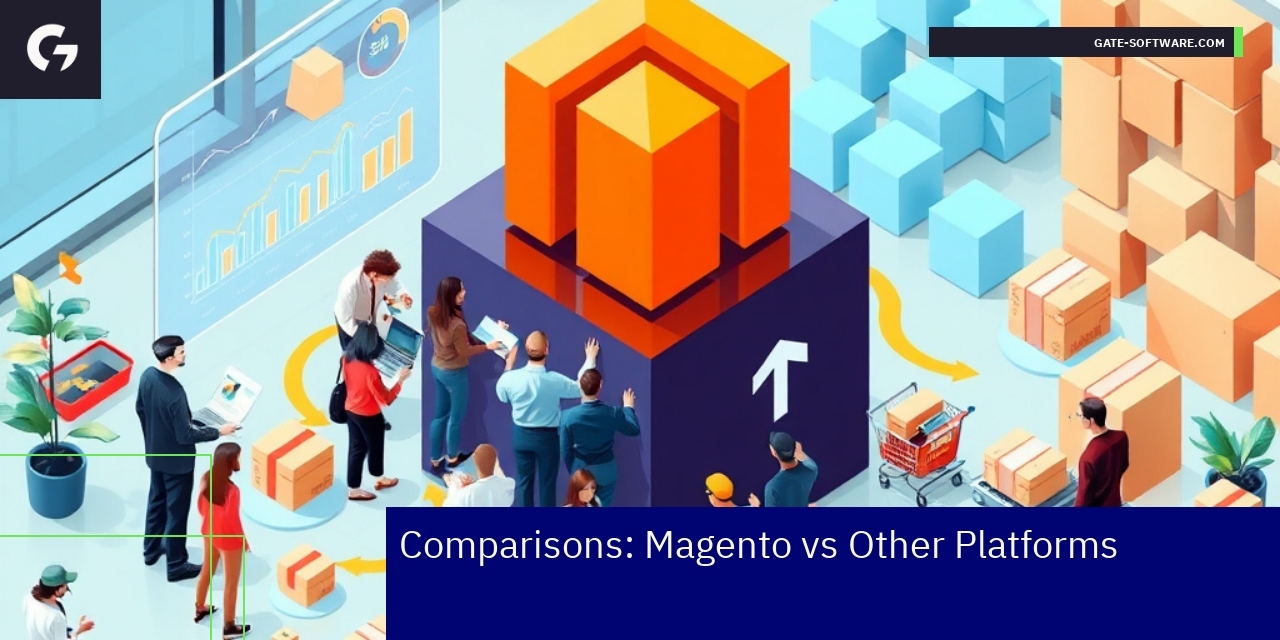 Comparison chart of Magento vs other platforms