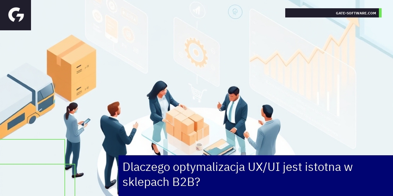 Schemat procesu zakupowego i elementy UX/UI sklepu B2B
