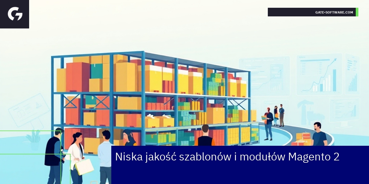 Schemat pokazujący wpływ jakości Magento 2