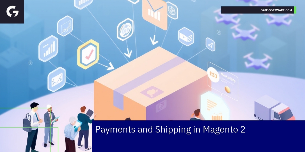 Magento 2 dashboard showing sales and marketing data
