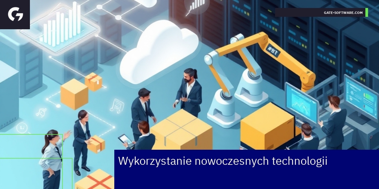 Ilustracja technologii w biznesie B2B i e-commerce