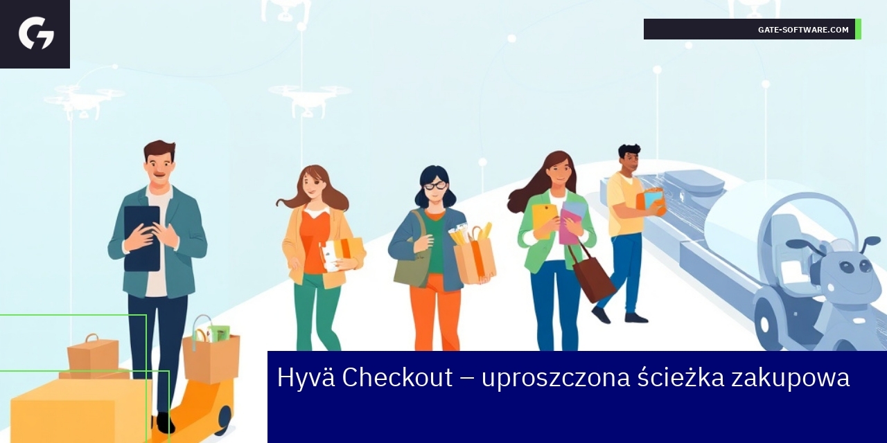 Hyvä Checkout – efektywna ścieżka zakupowa Magento Schemat uproszczonej ścieżki zakupowej na Magento