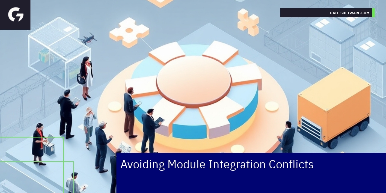 Diagram illustrating seamless module integration process