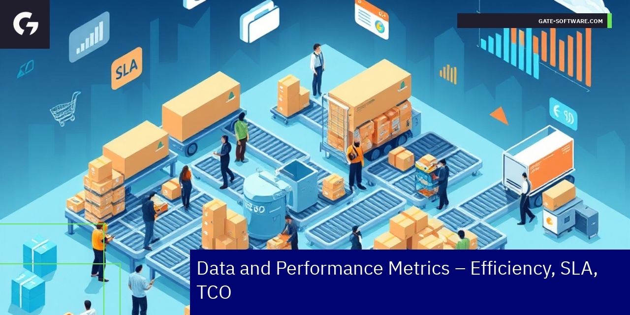 Graphs showing project efficiency and client metrics