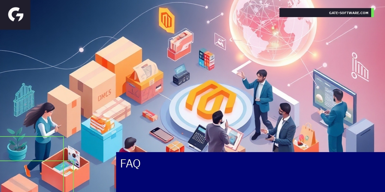 Key Magento 2 E-commerce Maintenance Tips Magento 2 platform dashboard and maintenance icons