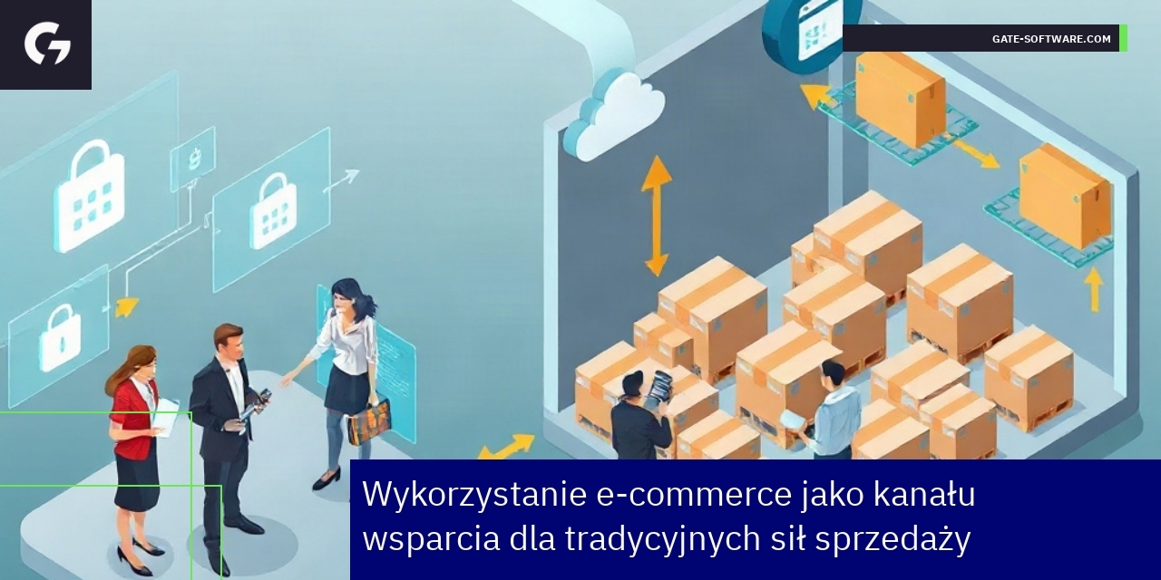 Schemat integracji kanałów sprzedaży online i offline