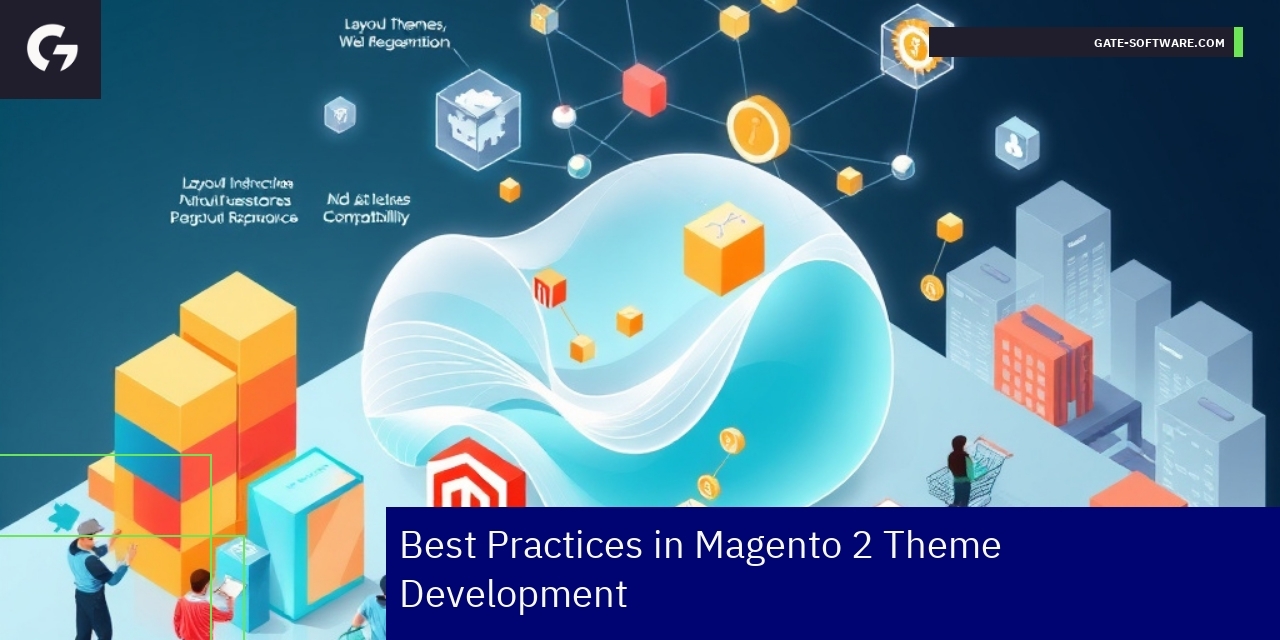 Magento 2 theme development and customization illustration