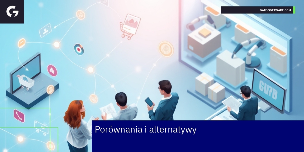 Schemat platformy Magento 2 i wykresy danych B2B