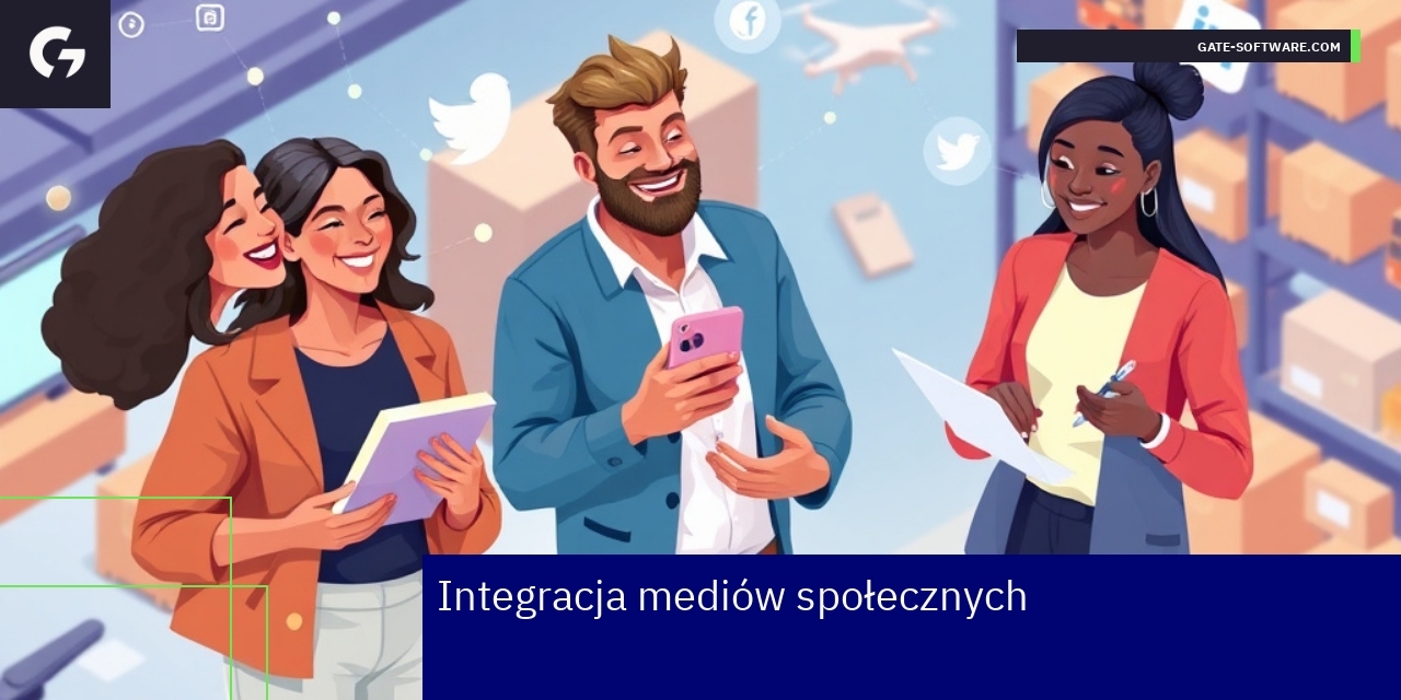 Ikony mediów społecznościowych i przyciski udostępniania