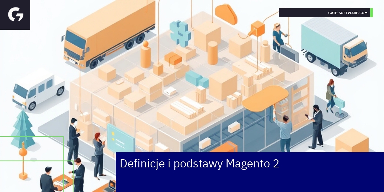 Schemat architektury i funkcji Magento 2 B2B