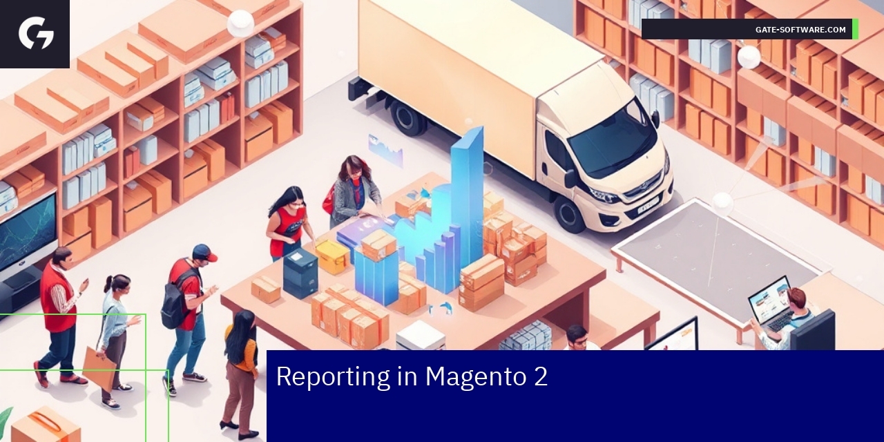 Magento 2 reports and delivery tracking dashboard