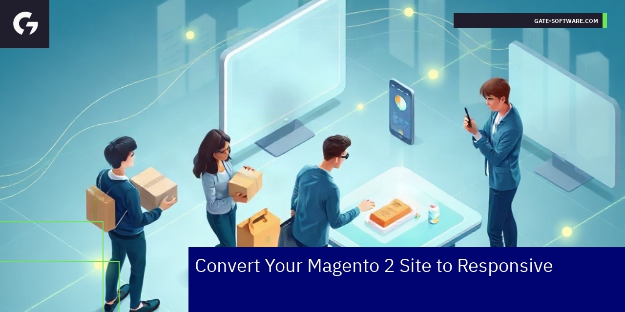 Responsive Magento 2 site on desktop and mobile