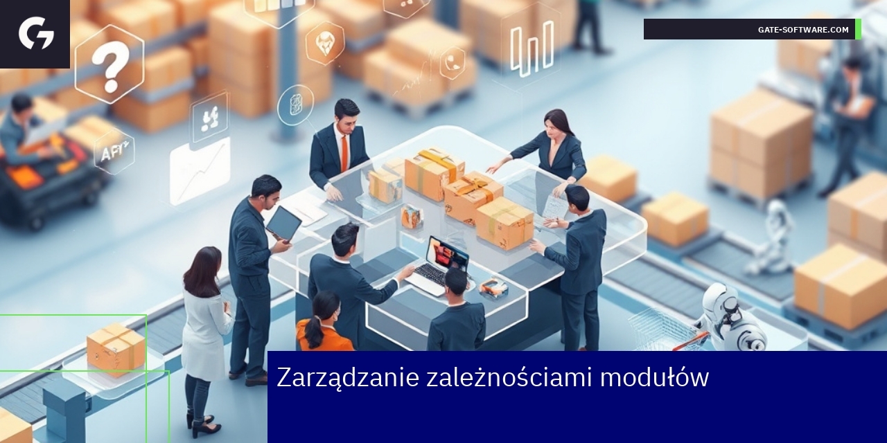 Schemat zależności modułów Magento i narzędzia