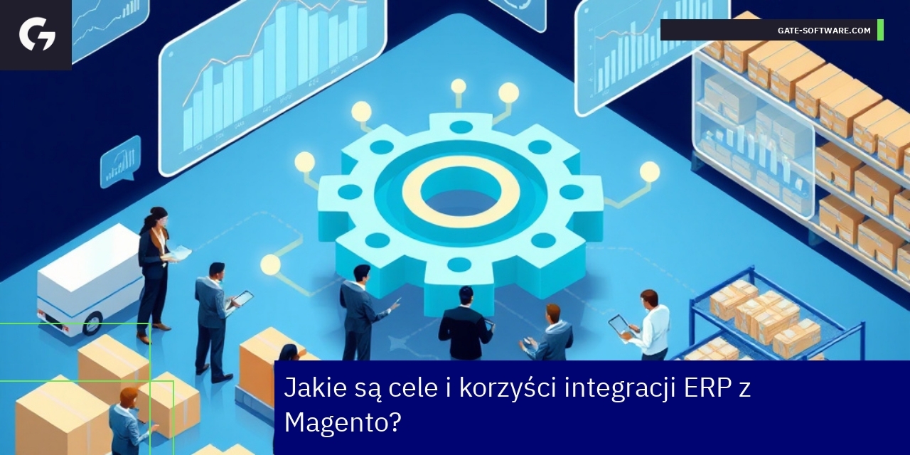 Diagram integracji systemu ERP z platformą Magento