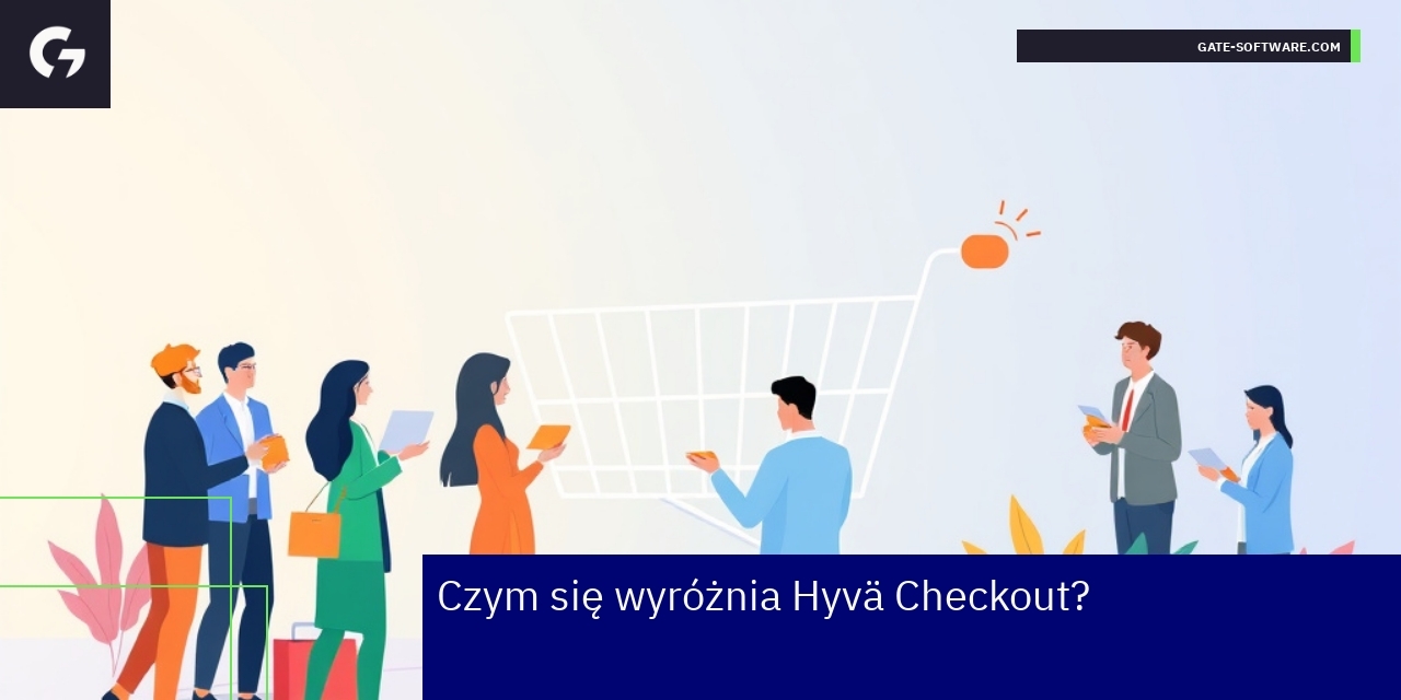 Zalety i zastosowanie Hyvä Checkout w e-commerce Schemat ilustrujący zalety Hyvä Checkout