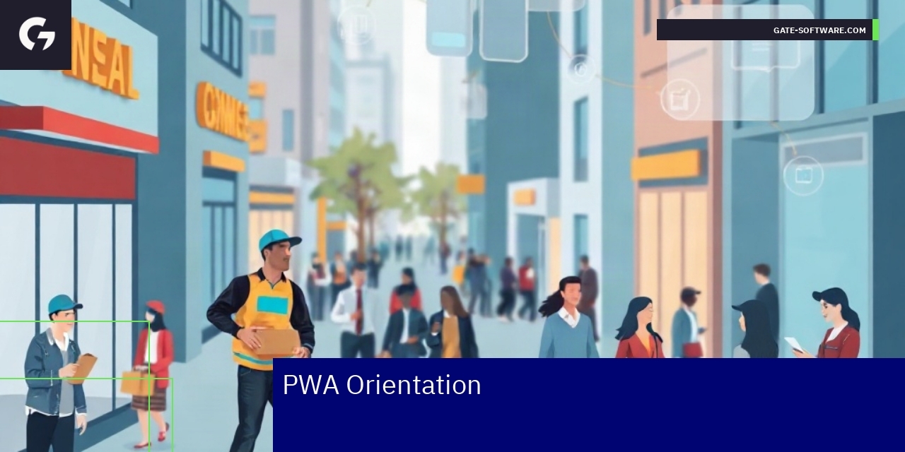 Illustration of PWA features and user engagement