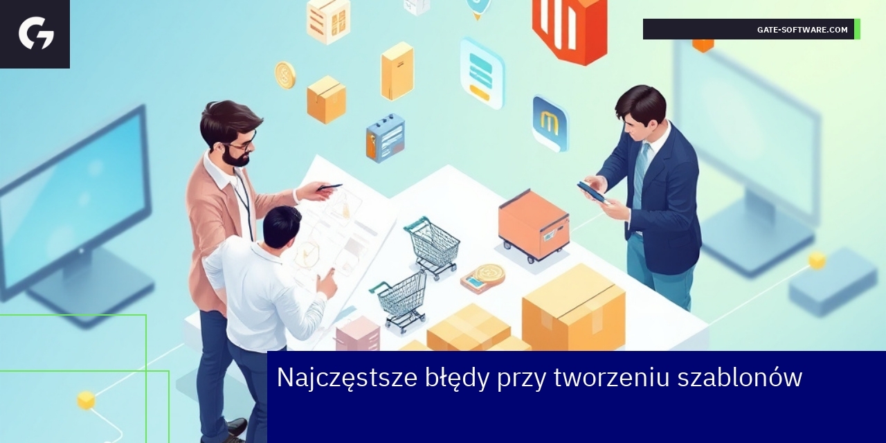 Schemat błędów i wyzwań w tworzeniu szablonów
