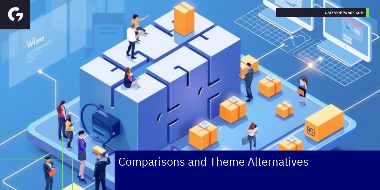 Hyva vs Magento Theme Comparison Advantages Diagram comparing Hyva and Magento theme features