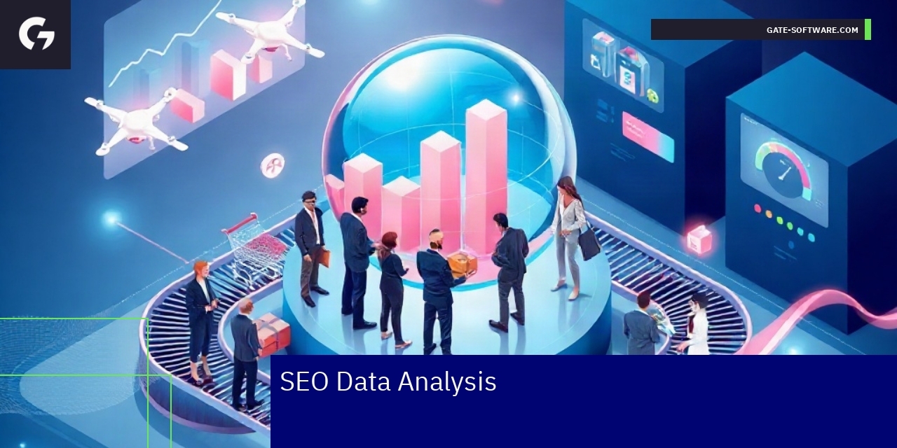 Graph showing SEO metrics and performance