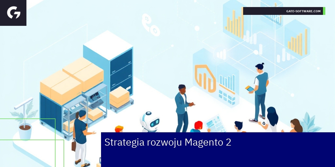 Schemat strategii rozwoju i integracji Magento 2