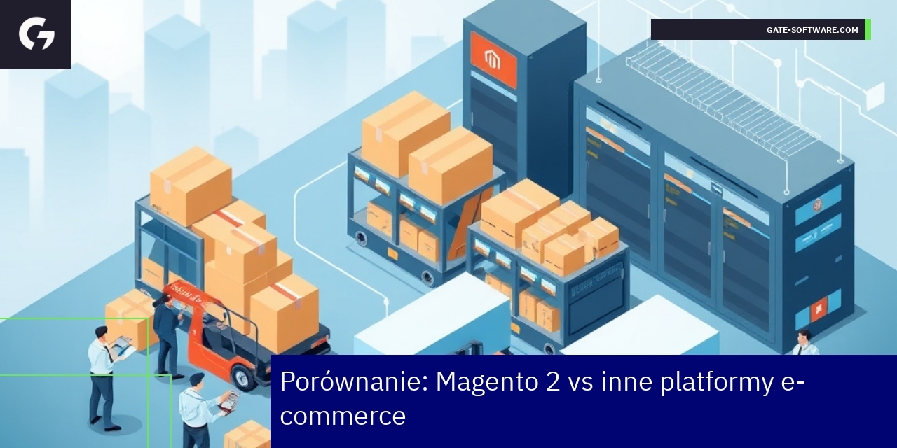 Porównanie wydajności Magento 2 i platform e-commerce Schemat porównania Magento 2 z innymi platformami