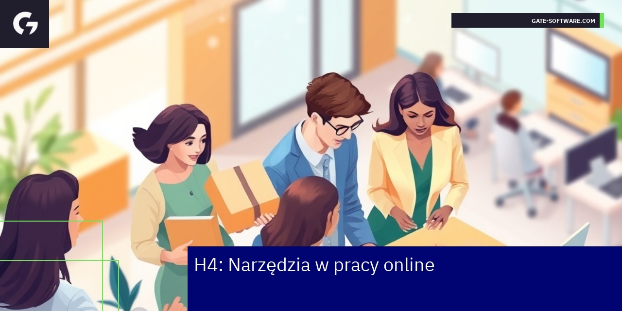 Osoba pracująca przy komputerze z narzędziami online