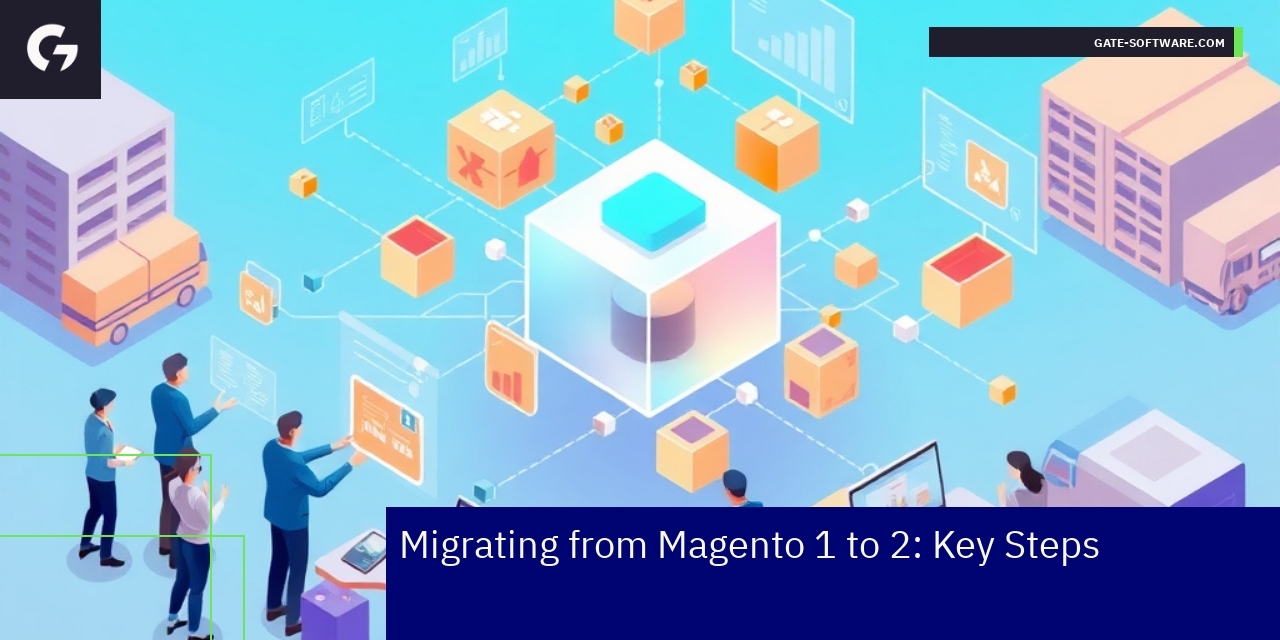Flowchart of Magento 1 to Magento 2 migration process