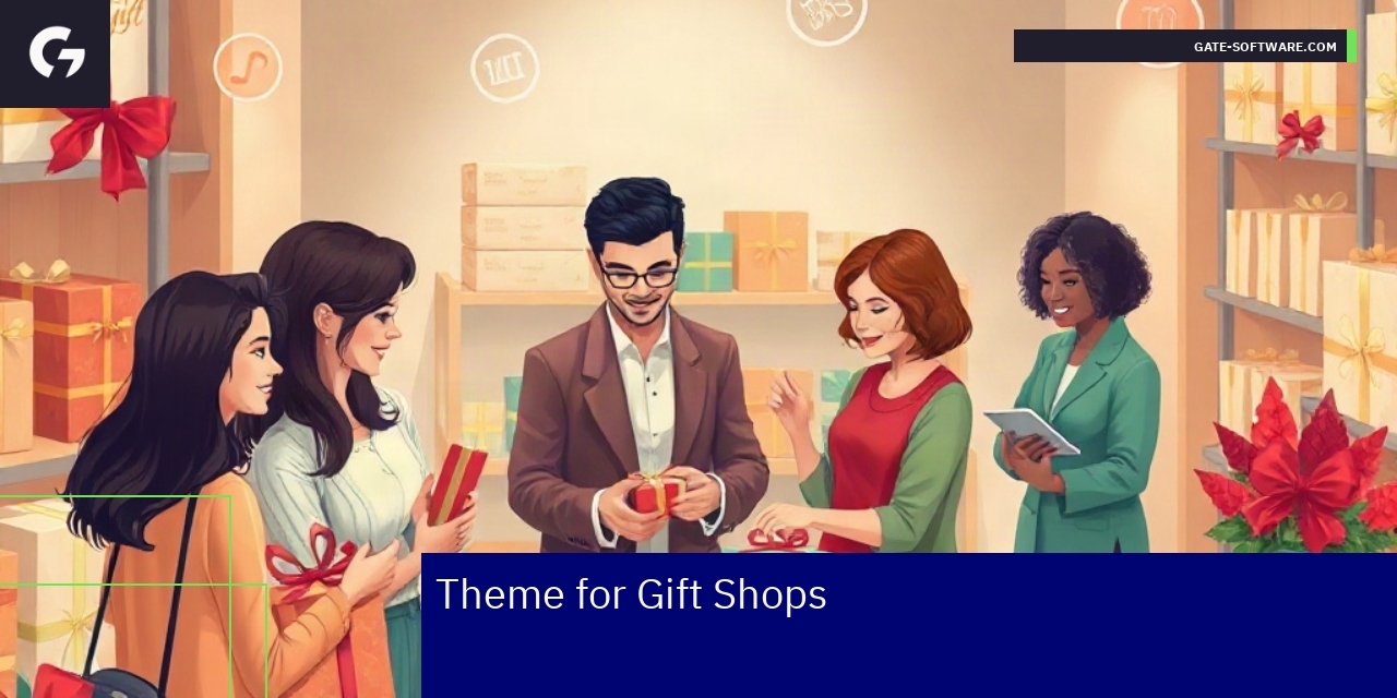 Gift items, packaging, and personalization options displayed