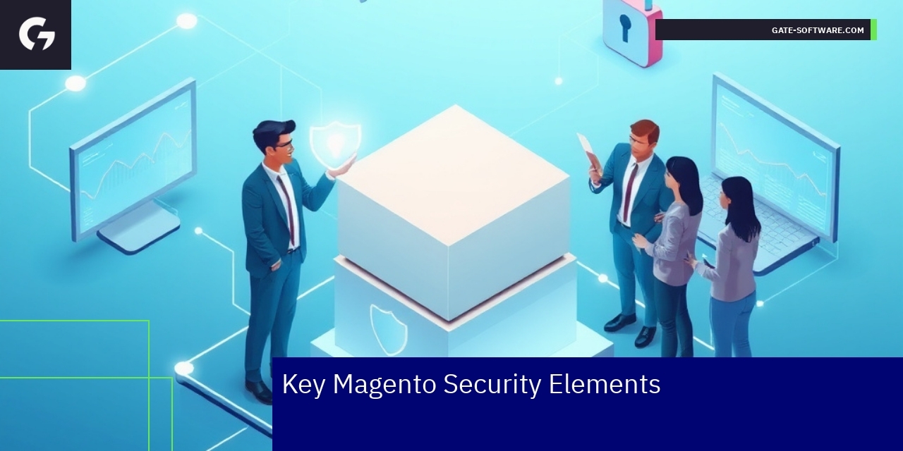 Security shield protecting Magento store data