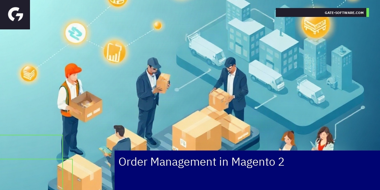 Magento 2 Order Management Overview Dashboard with order management features and stats