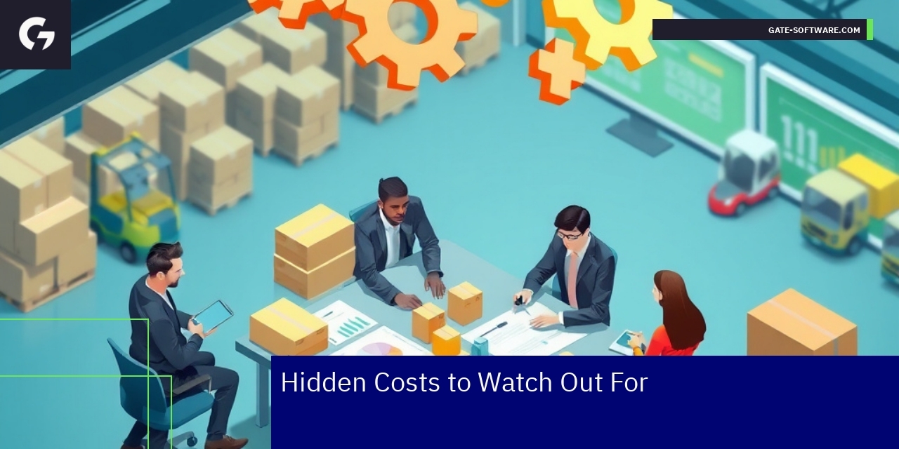 Illustration of hidden costs affecting B2B e-commerce ROI