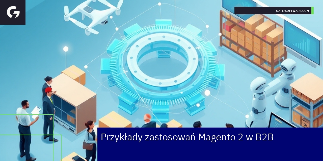 schemat integracji i automatyzacji Magento 2 B2B