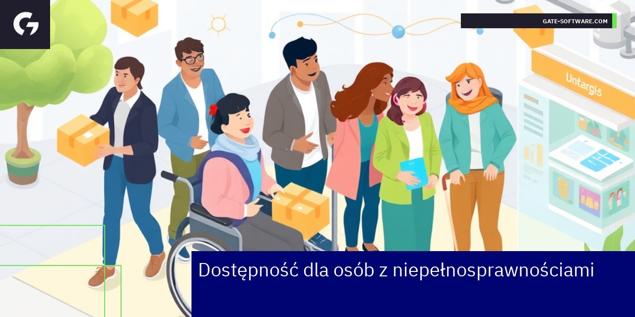 Osoba z niepełnosprawnością korzystająca z komputera