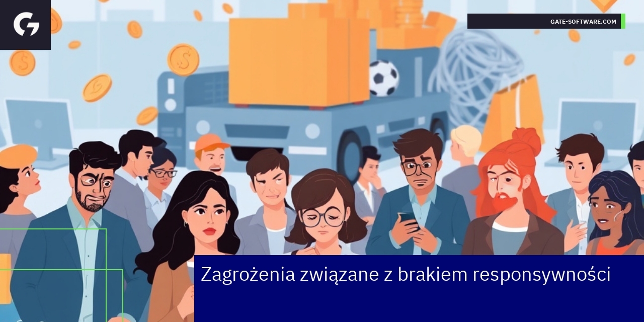 Konsekwencje braku responsywności w aplikacjach Hyva Schemat pokazujący skutki braku responsywności