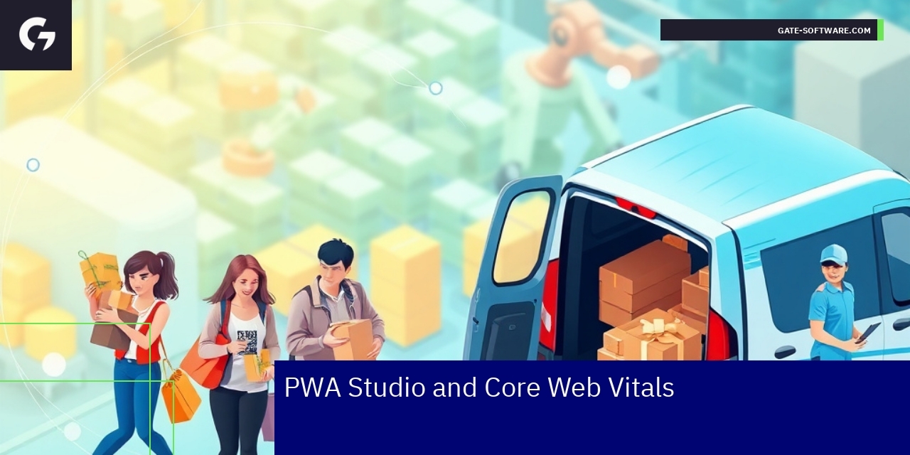 Improving Store Performance with PWA and Core Web Vitals Graphical representation of PWA improving web performance metrics