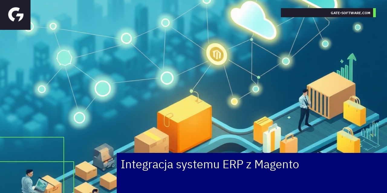 Schemat integracji ERP z Magento i procesów sprzedażowych