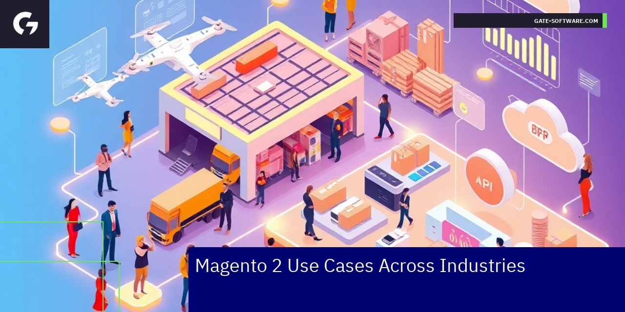 Magento 2 Industry Use Cases and Benefits Magento 2 platform showcasing eCommerce industry applications