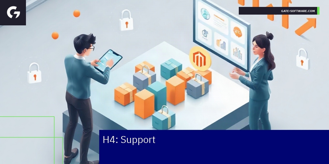 Support and Optimization for Template 4 in Magento 2 Diagram showing Template 4 support in Magento 2 theme