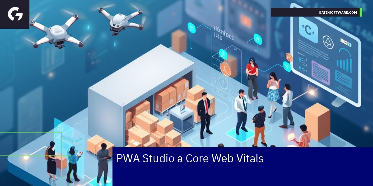 Wizualizacja wpływu PWA Studio na Core Web Vitals