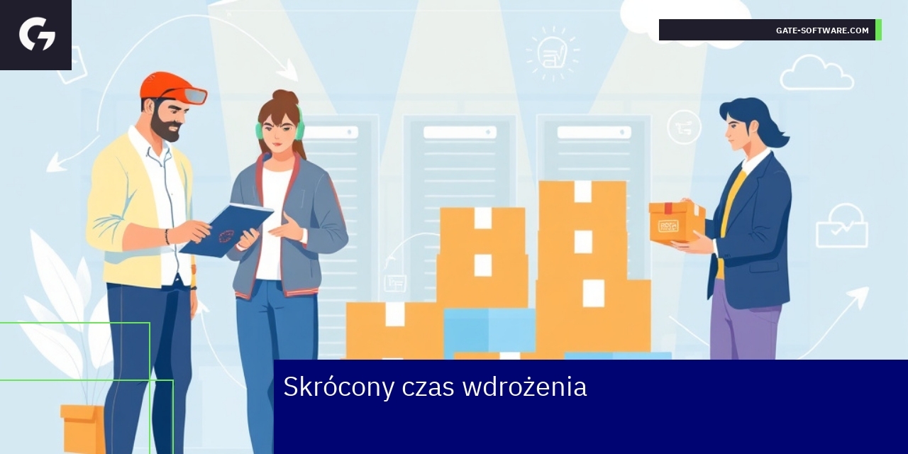 Ilustracja przyspieszonego wdrożenia sklepu Magento