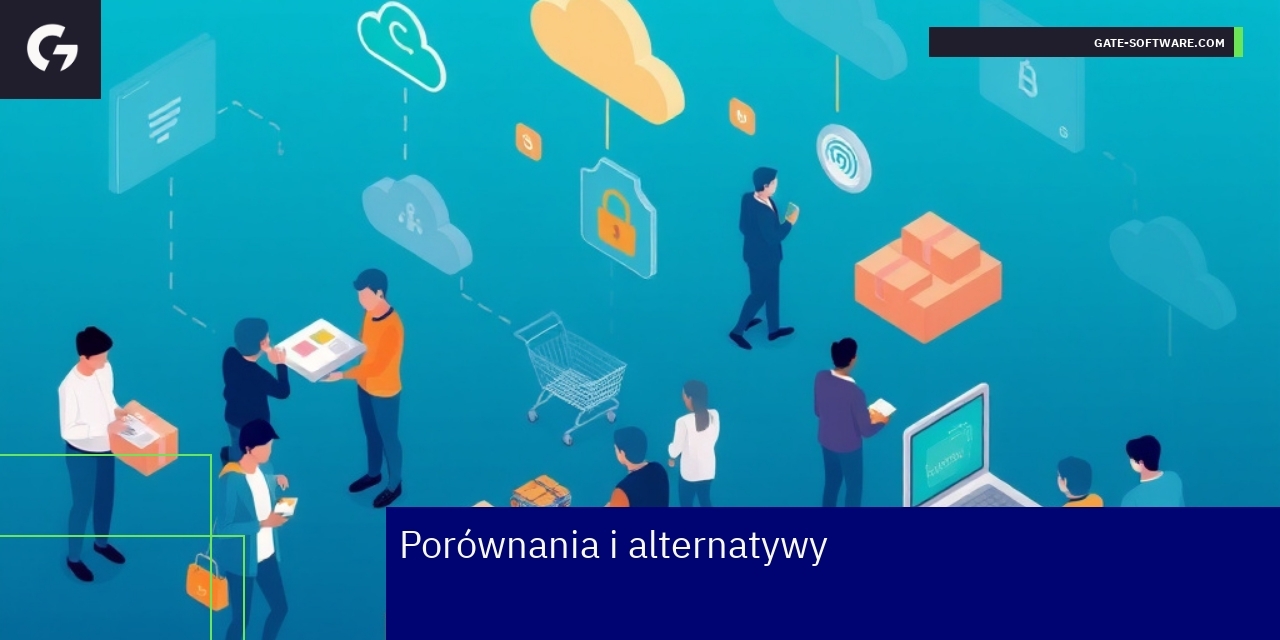 Magento jako platforma e-commerce i alternatywy Grafika przedstawiająca porównanie platform e-commerce