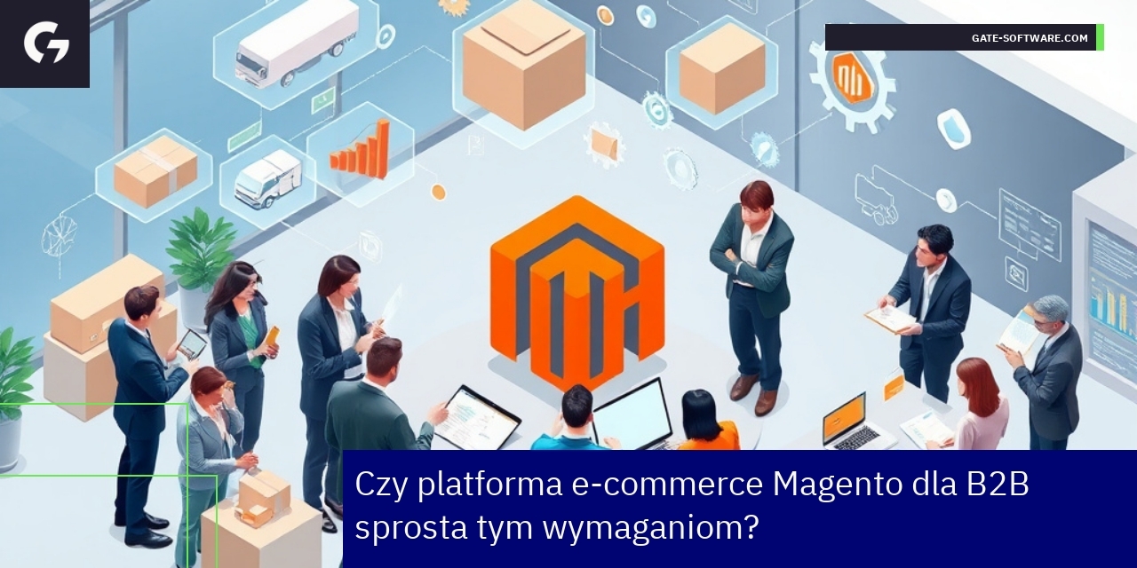 Schemat funkcji i zalet platformy Magento B2B
