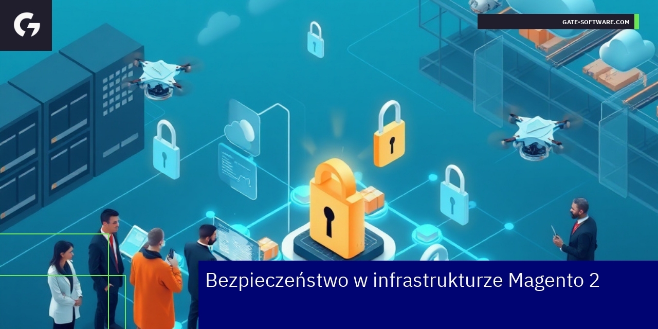 Schemat zarządzania i ochrony infrastruktury Magento 2