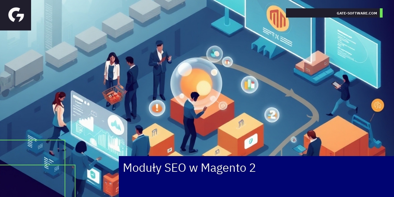 Schemat modułów SEO i optymalizacji Magento 2