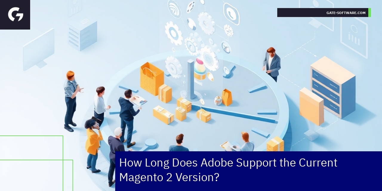 Diagram showing Magento 2 support timeline