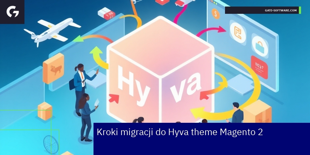 Schemat kroków migracji Hyva theme Magento 2