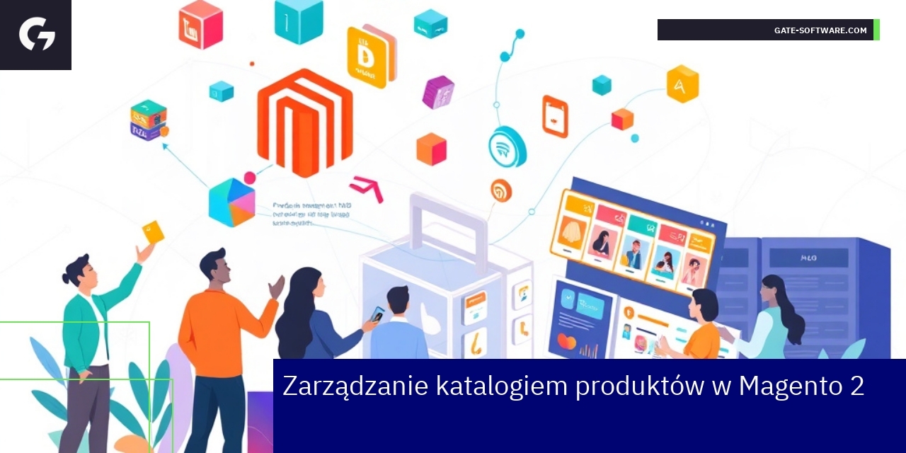 Schemat zarządzania katalogiem produktów Magento 2