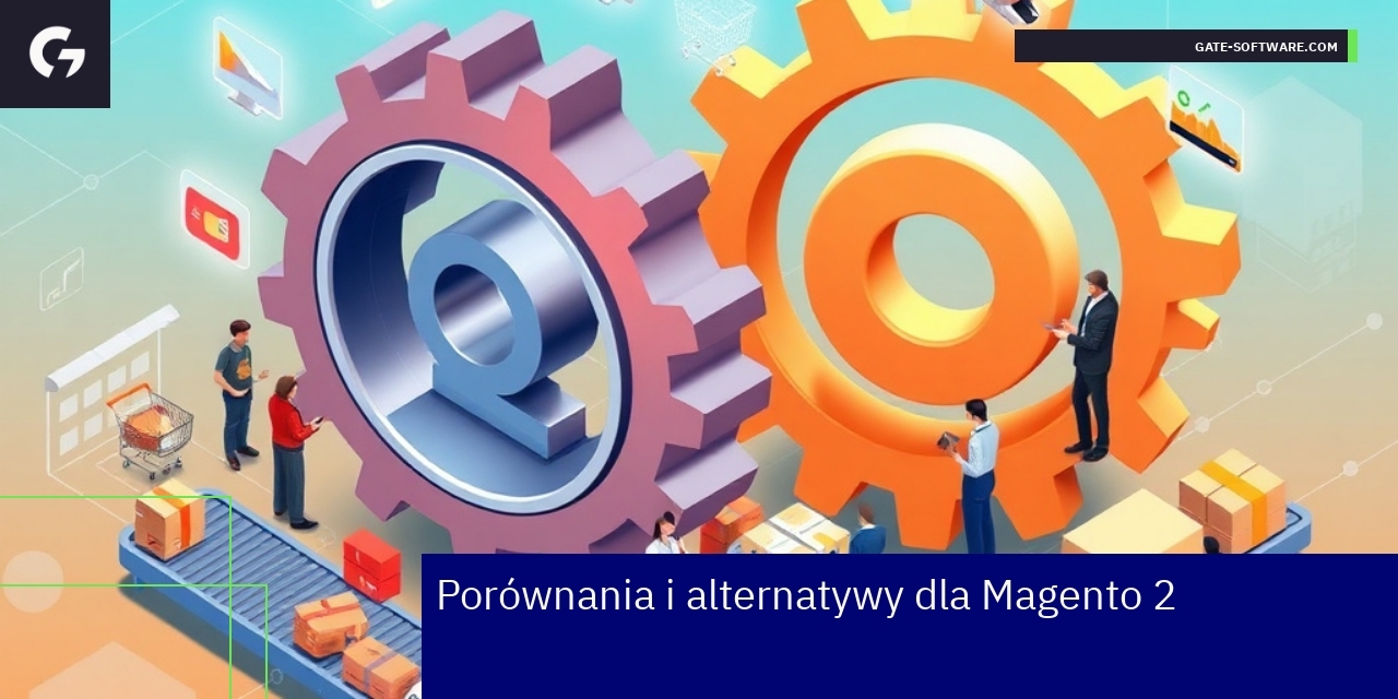 Schemat platform e-commerce i ich porównanie