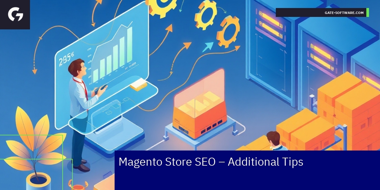 Magento Store SEO Optimization Tips Magento SEO workflow with charts and tools