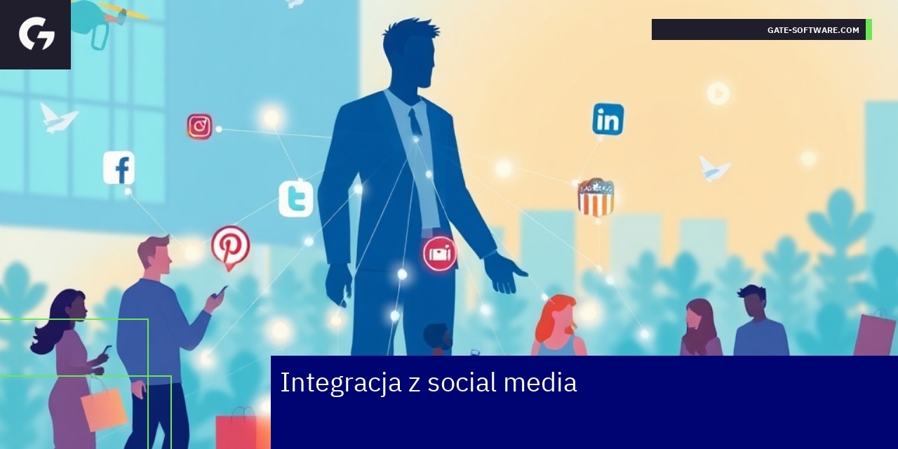 Schemat integracji systemu Hyva z social media